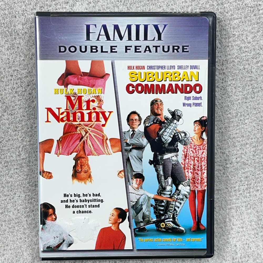 Mr. Nanny & Suburban Commando DVD Double Feature Hulk Hogan Christopher Lloyd